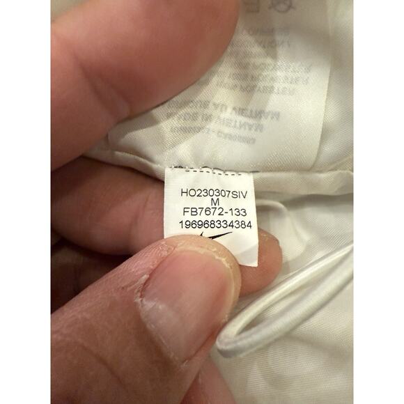 Nike Sportswear Classic Womens White Therma-FIT Puffer Jacket Size M FB7672-100 - Picture 7 of 9